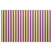 Gele Paarse strepen Stof (Yard (91,4 cm))