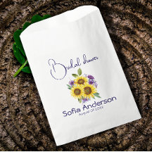 Gele paarse wilde bloem zonnebloem waterverf