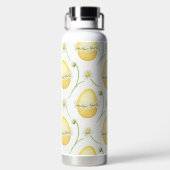GELE PAAS EIEREN MET WITTE MARGRIETEN WATERFLES (Achterkant)