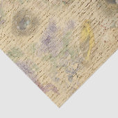 Gele paasvogels decoupage papier (Detail)