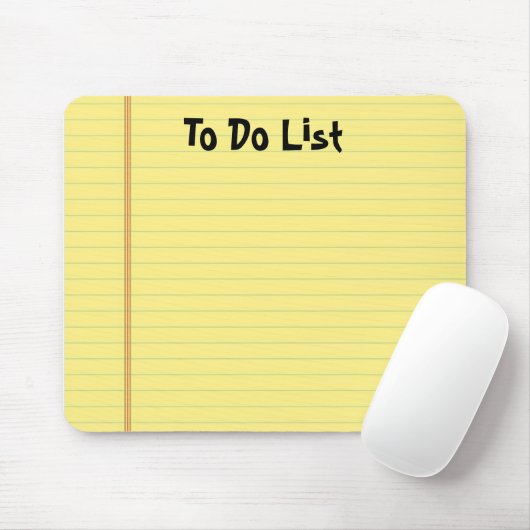 Gele pad muismat (Met muis)