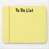 Gele pad muismat (Voorkant)