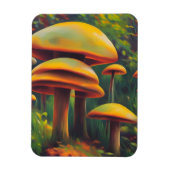 Gele paddenstoelen magneet (Verticaal)