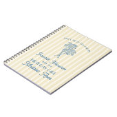 Gele Palm Lente Favoriete Herinneringen met Verjaa Notitieboek (Linkerzijde)