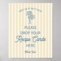 Gele Palm Springs Beach Deel een Recept Bruiloft