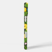 Gele pansies, vogels en vlinders Case-Mate iPhone case (Achterkant / Rechts)