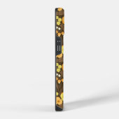 Gele pansies, vogels en vlinders iPhone hoesje (Rechterkant)