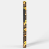 Gele pansies, vogels en vlinders samsung galaxy hoesje (Rechterkant)