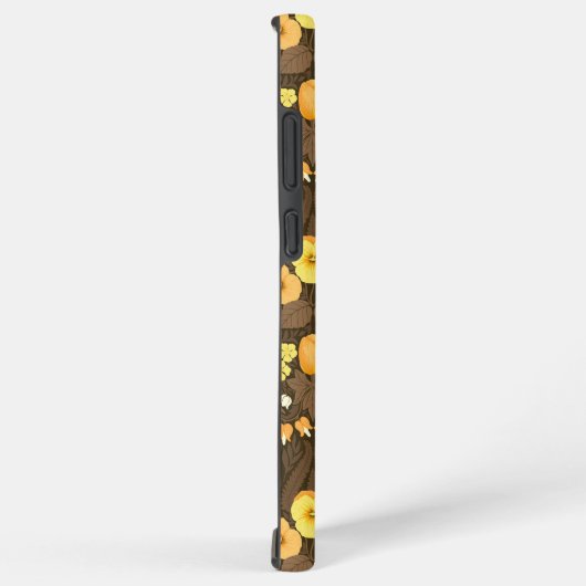 Gele pansies, vogels en vlinders samsung galaxy hoesje (Rechterkant)