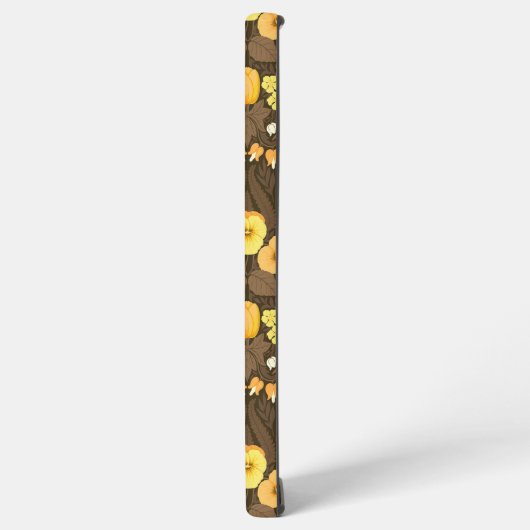 Gele pansies, vogels en vlinders samsung galaxy hoesje (Linkerkant)