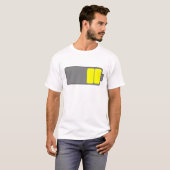 Gele papa batterij t-shirt (Voorkant volledig)