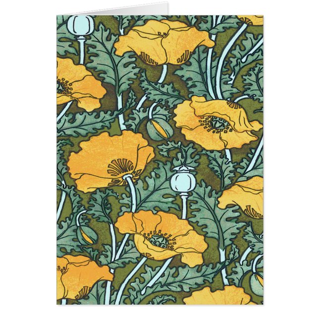 Gele papaver (Voorkant)