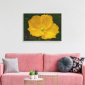 Gele papaver Alaskan Wildflower Floral Canvas Afdruk (Insitu (Woonkamer))