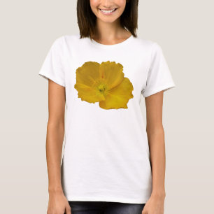 Gele papaver Alaskan Wildflower Floral T-shirt
