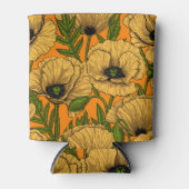 Gele papaver blikjeskoeler (Voorkant)