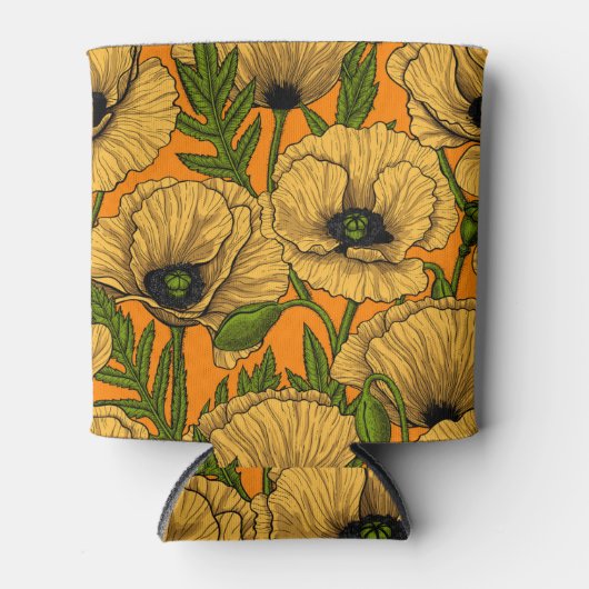 Gele papaver blikjeskoeler (Voorkant)