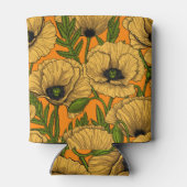 Gele papaver blikjeskoeler (Achterkant)