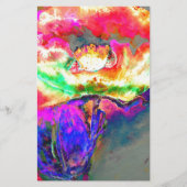 Gele papaver briefpapier (Voorkant)