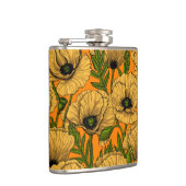 Gele papaver heupfles (Rechts)