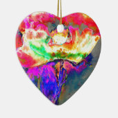 Gele papaver keramisch ornament (Rechts)