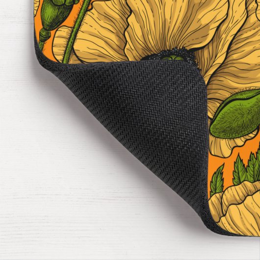 Gele papaver muismat (Hoek)