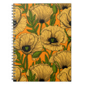 Gele papaver notitieboek (Voorkant)