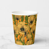 Gele papaver papieren bekers (Rechts)