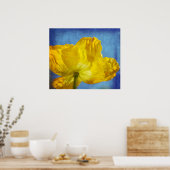 Gele papaver poster (Keuken)