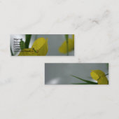 Gele papaver Shade 6 Visitekaartjes (Voorkant / Achterkant)