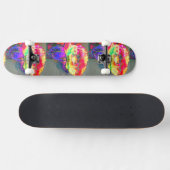 Gele papaver skateboard (Horizontaal)
