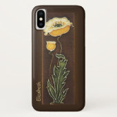 Gele papaver Tegel Case-Mate iPhone Case (Achterkant)
