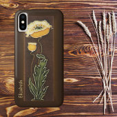 Gele papaver Tegel Case-Mate iPhone Case