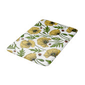 Gele papavers en ladybugs badmat (Gekanteld)