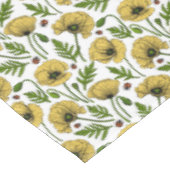 Gele papavers en ladybugs tafelkleed (Gekanteld)