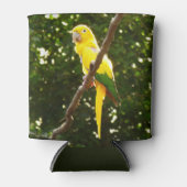 Gele papegaai blikjeskoeler (Voorkant)