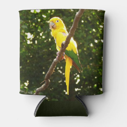 Gele papegaai blikjeskoeler (Voorkant)