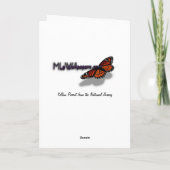 Gele papegaai kaart (Achterkant)