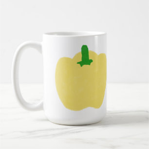Gele Paprika Groente Foodie Cadeau Koffiemok