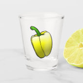 Gele Paprika Shot Glas (Voorkant)