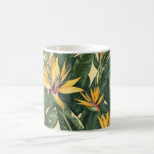 Gele Paradijsvogel bloempatroon Koffiemok (Center)