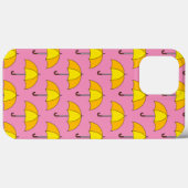 Gele Paraplu Case-Mate iPhone Case (Achterkant (horizontaal))
