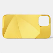 Gele paraplu Case-Mate iPhone case (Achterkant (horizontaal))