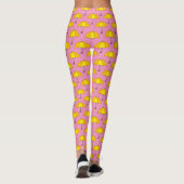 Gele Paraplu Leggings (Achterkant)