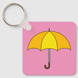 Gele Paraplu Sleutelhanger