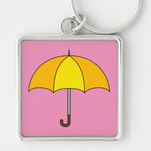 Gele Paraplu Sleutelhanger
