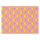 Gele Paraplu Tafelkleed (Voorkant (Horizontaal))