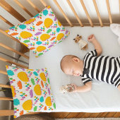 Gele paraplu's met wolken en regendruppels kussen