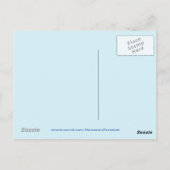 Gele paraplu's op het strand briefkaart (Achterkant)