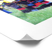 Gele paraplu's (schoonheidswedstrijd) poster (Hoek)