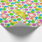 Gele paraplu's van glanzend papier (Hoek)